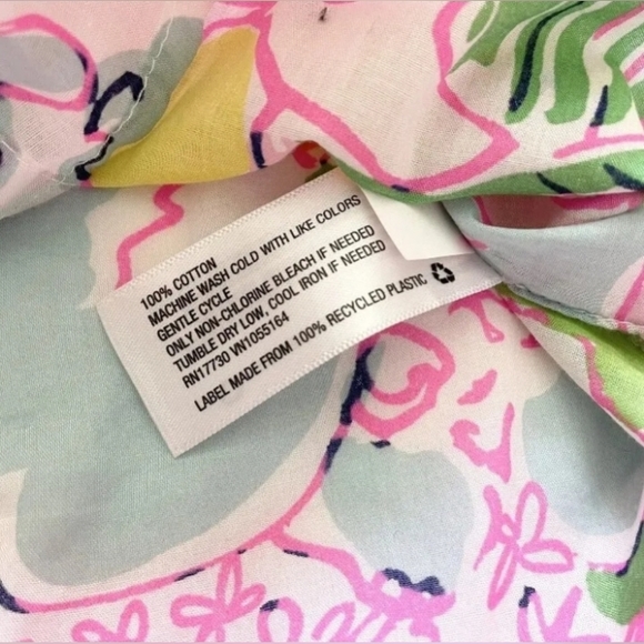 Lilly Pulitzer for Target Nosey Posey Floral Button Up Long Sleeve Shirt XS NWT! - Picture 6 of 8